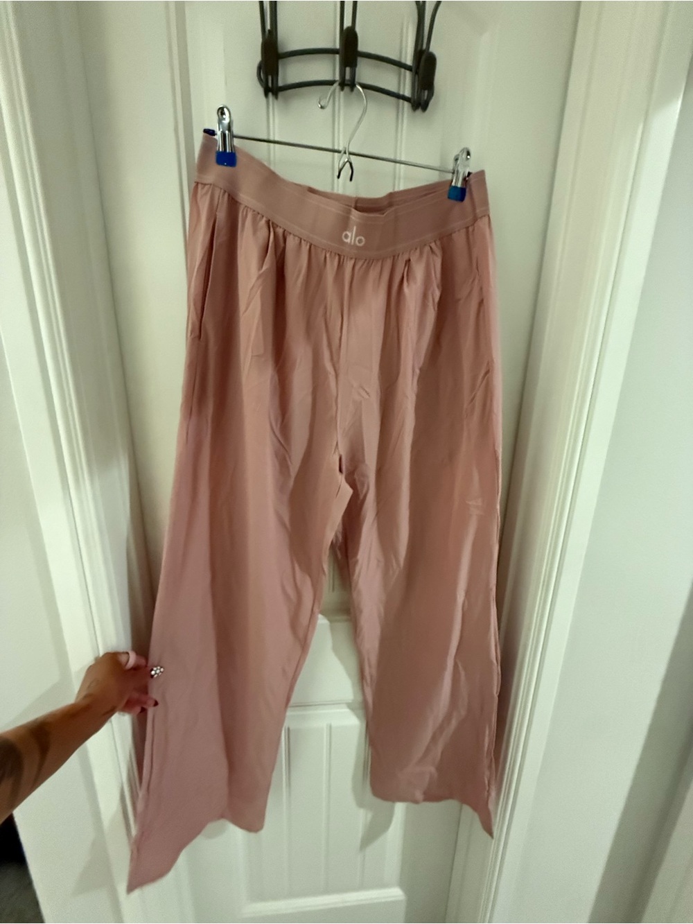 Wide-Leg Track Pants